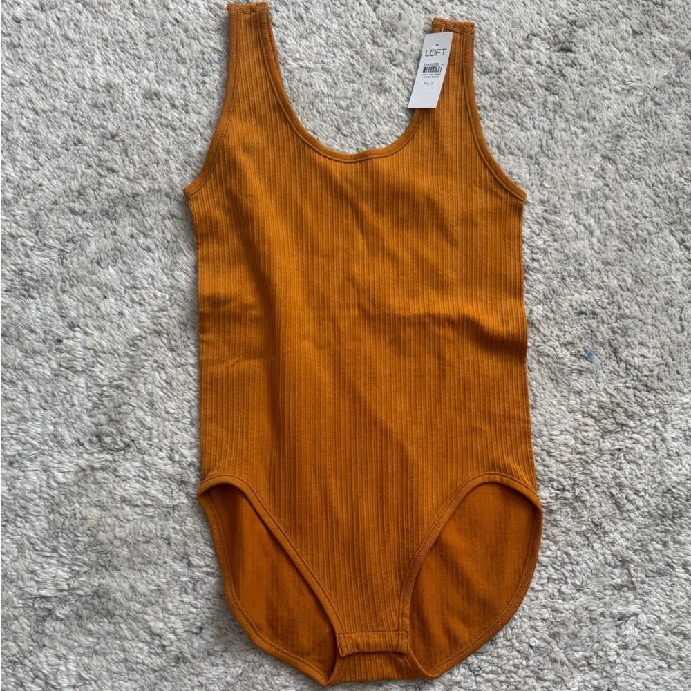 LOFT Kids Bodysuit in Warm Orange